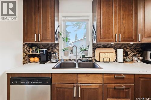 1023 2Nd Street E, Saskatoon, SK - Indoor Photo Showing Kitchen With Double Sink