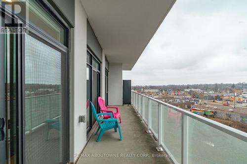 506 - 71 Wyndham Street S, Guelph, ON - Outdoor With Balcony With View With Exterior