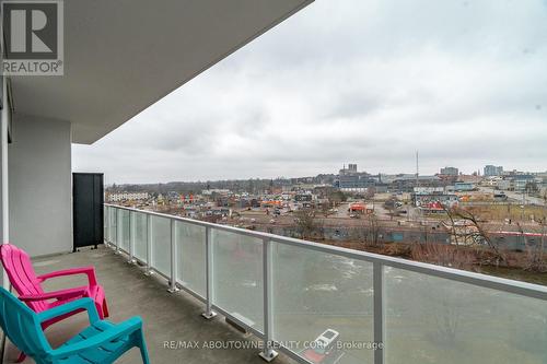 506 - 71 Wyndham Street S, Guelph, ON - Outdoor With Balcony With View