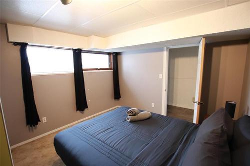 Basement Bdrm #5 - 77 Guymer Crescent, The Pas, MB - Indoor Photo Showing Bedroom