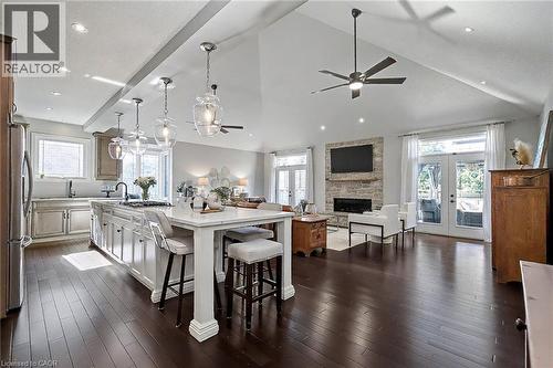 8 Zaduk Place, Guelph, ON - Indoor With Fireplace