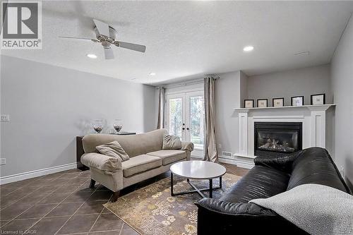8 Zaduk Place, Guelph, ON - Indoor Photo Showing Living Room With Fireplace