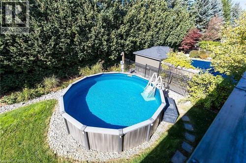 8 Zaduk Place, Guelph, ON - Outdoor With Above Ground Pool
