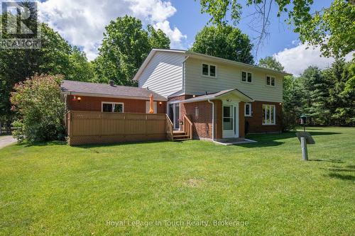Rear of Home - 756 Champlain Road, Tiny, ON - Outdoor With Deck Patio Veranda