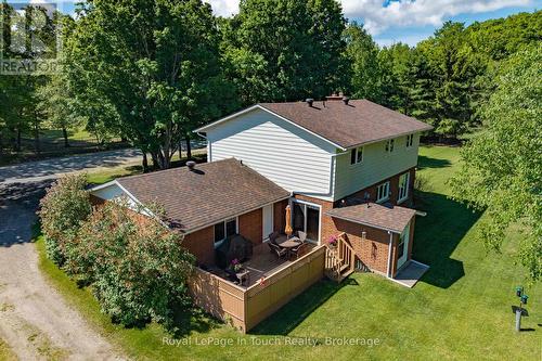 Overhead of Home - 756 Champlain Road, Tiny, ON - Outdoor With Deck Patio Veranda