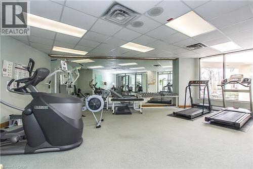 6 Willow Street Unit# 802, Waterloo, ON - Indoor Photo Showing Gym Room