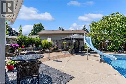 21 Samuel Road, Grimsby, ON - Outdoor With In Ground Pool