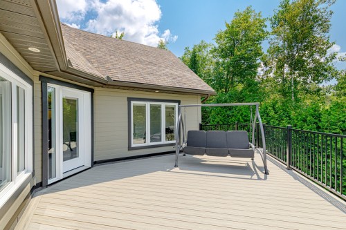 Terrasse - 3415  - 3417 Imp. Des Colibris, Sainte-Adèle, QC - Outdoor With Deck Patio Veranda With Exterior