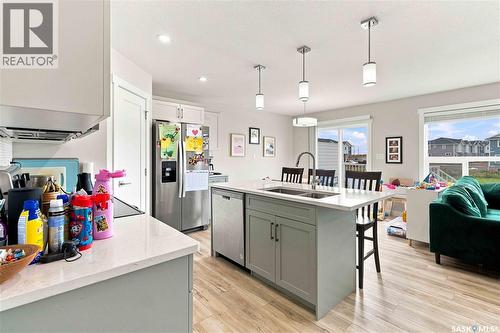422 Myles Heidt Manor, Saskatoon, SK - Indoor Photo Showing Kitchen With Double Sink