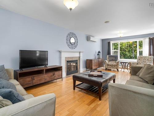 76 Old Mill Road, Hammonds Plains, NS - Indoor Photo Showing Living Room With Fireplace