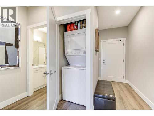 Convenient in suite laundry. - 3090 Burtch Road Unit# 201, Kelowna, BC - Indoor Photo Showing Bathroom