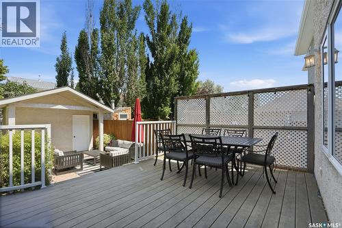 718 Brookhurst Lane, Saskatoon, SK - Outdoor With Deck Patio Veranda With Exterior