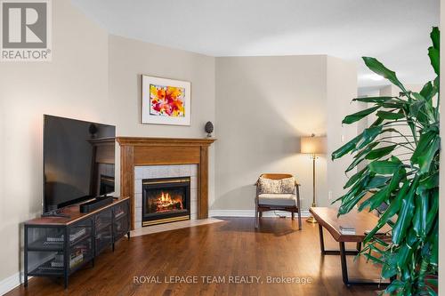 32 Trump Avenue, Ottawa, ON - Indoor Photo Showing Living Room With Fireplace