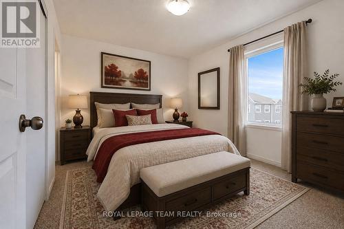 Photo has been virtually staged - 566 Simran Private, Ottawa, ON - Indoor Photo Showing Bedroom