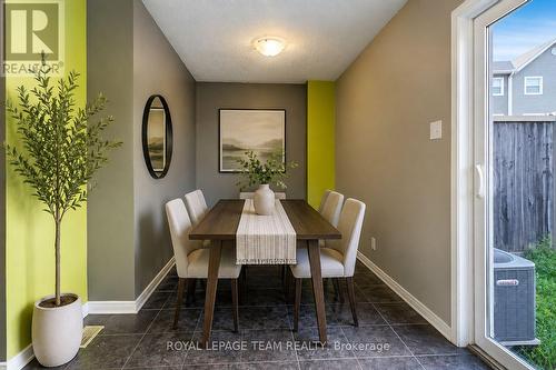 Photo has been virtually staged - 566 Simran Private, Ottawa, ON - Indoor Photo Showing Dining Room