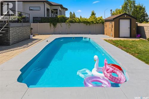 6024 Little Pine Loop, Regina, SK - Outdoor With In Ground Pool