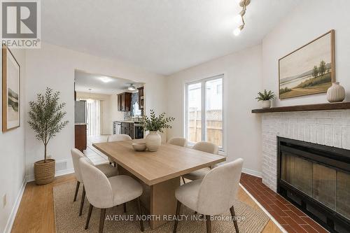 861 Karsh Drive, Ottawa, ON - Indoor Photo Showing Dining Room With Fireplace
