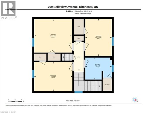 Floor plan - 209 Belleview Avenue, Kitchener, ON - Other