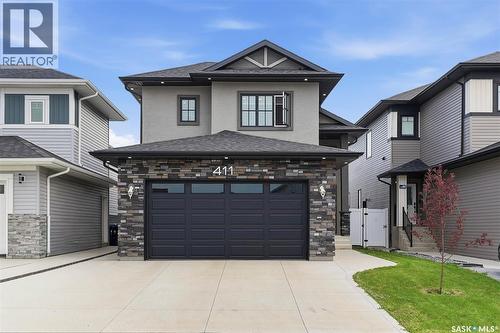 411 Schmeiser Bend, Saskatoon, SK - Outdoor With Facade