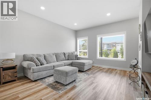 26 619 Evergreen Boulevard, Saskatoon, SK - Indoor Photo Showing Living Room