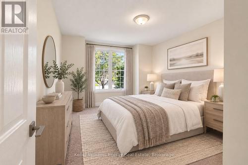 Virtually Staged Photo - 56 Elmdale Drive, Prince Edward County (Wellington), ON - Indoor Photo Showing Bedroom