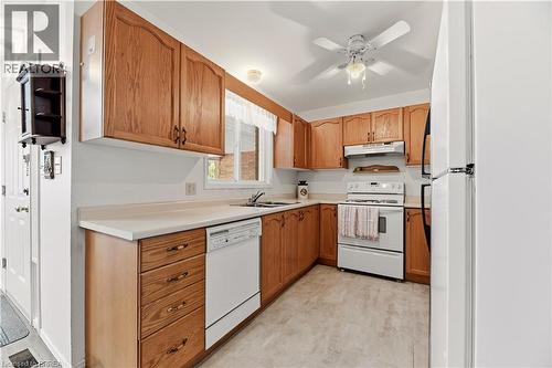 1030 Colborne Street E Unit# 19, Brantford, ON - Indoor Photo Showing Kitchen With Double Sink