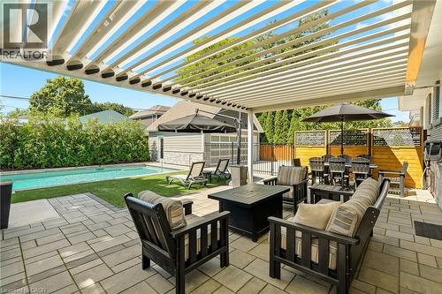 2113 Courtland Drive, Burlington, ON - Outdoor With In Ground Pool With Deck Patio Veranda
