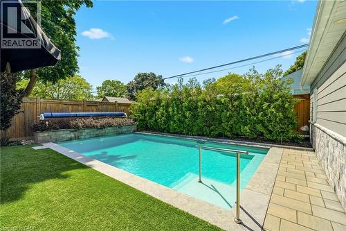 2113 Courtland Drive, Burlington, ON - Outdoor With In Ground Pool