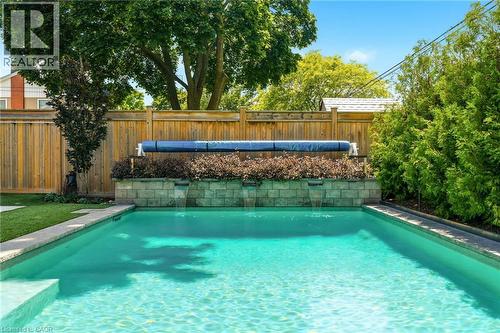 2113 Courtland Drive, Burlington, ON - Outdoor With In Ground Pool With Backyard