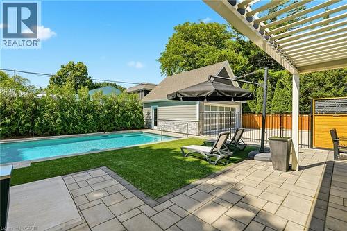 2113 Courtland Drive, Burlington, ON - Outdoor With In Ground Pool