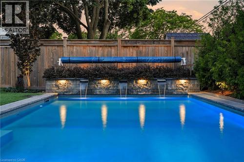 2113 Courtland Drive, Burlington, ON - Outdoor With In Ground Pool With Backyard