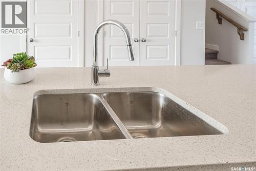 2972 Green Turtle Road, Regina, SK - Indoor Photo Showing Kitchen With Double Sink