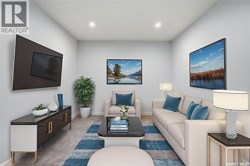 2969 Green Turtle Road, Regina, SK - Indoor Photo Showing Living Room