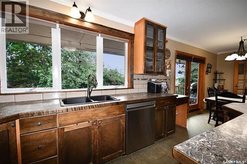 340 Johnson Avenue, Big River, SK - Indoor Photo Showing Kitchen With Double Sink