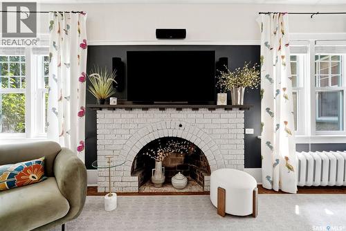 2666 Angus Boulevard, Regina, SK - Indoor Photo Showing Other Room With Fireplace