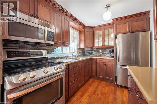 51 Paulander Drive Unit# 75, Kitchener, ON - Indoor Photo Showing Kitchen With Double Sink