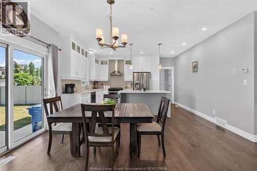 353 Benjamin, Belle River, ON - Indoor Photo Showing Dining Room