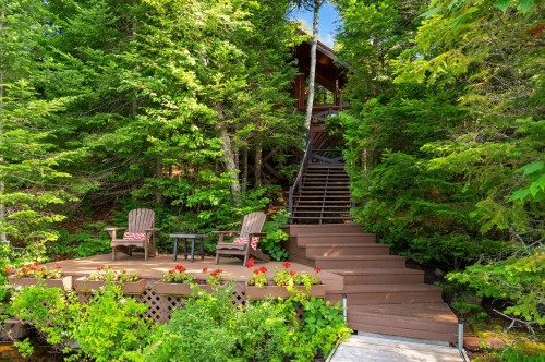 Terrasse - 39 Ch. De La Plage, Val-Des-Lacs, QC - Outdoor