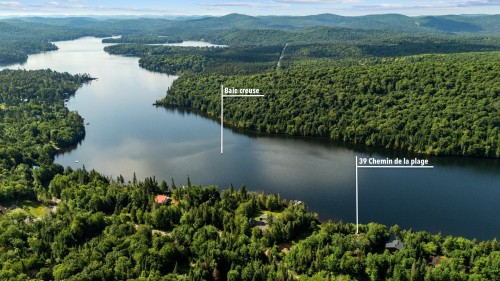 Vue d'ensemble - 39 Ch. De La Plage, Val-Des-Lacs, QC - Outdoor With Body Of Water With View
