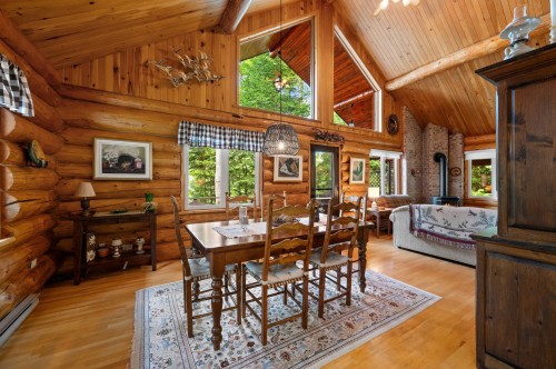 Salle à manger - 39 Ch. De La Plage, Val-Des-Lacs, QC - Indoor Photo Showing Dining Room