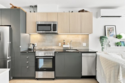 Kitchen - 718-2114 Rue Ste-Catherine E., Montréal (Ville-Marie), QC - Indoor Photo Showing Kitchen With Upgraded Kitchen