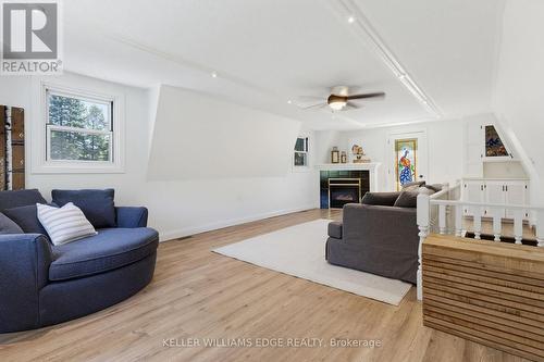 21 Kerman Avenue, Grimsby, ON - Indoor Photo Showing Living Room With Fireplace