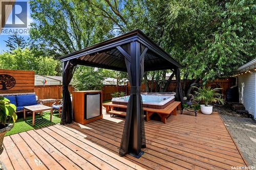 114 Mcsherry Crescent, Regina, SK - Outdoor With Deck Patio Veranda With Exterior