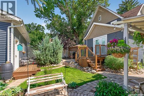 1046 Clifton Avenue, Moose Jaw, SK - Outdoor With Deck Patio Veranda