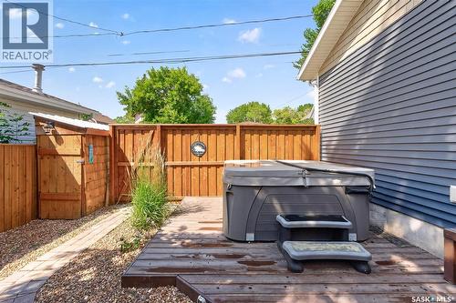 1046 Clifton Avenue, Moose Jaw, SK - Outdoor With Deck Patio Veranda With Exterior