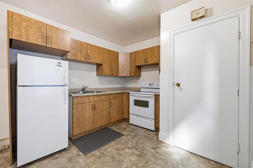 301 Langside Street, Winnipeg, MB - Indoor Photo Showing Kitchen With Double Sink