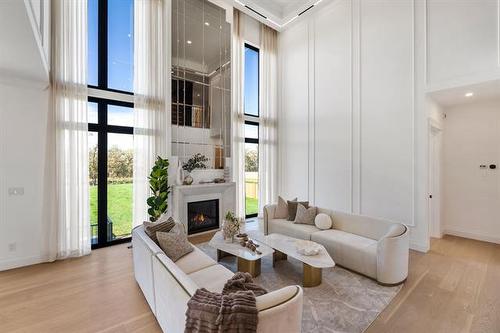 12 Ash Cove, Headingley, MB - Indoor Photo Showing Living Room With Fireplace