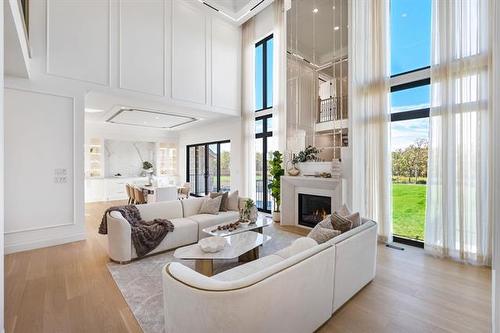 12 Ash Cove, Headingley, MB - Indoor Photo Showing Living Room With Fireplace