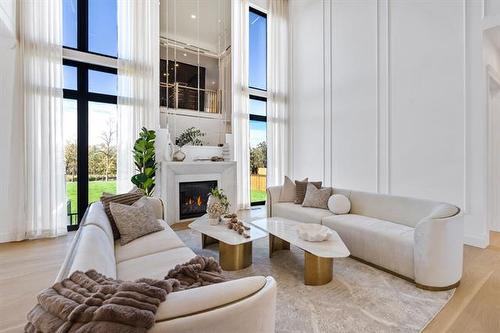 12 Ash Cove, Headingley, MB - Indoor Photo Showing Living Room With Fireplace