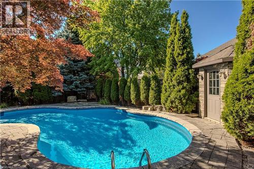 2212 Snead Road, Burlington, ON - Outdoor With In Ground Pool With Backyard